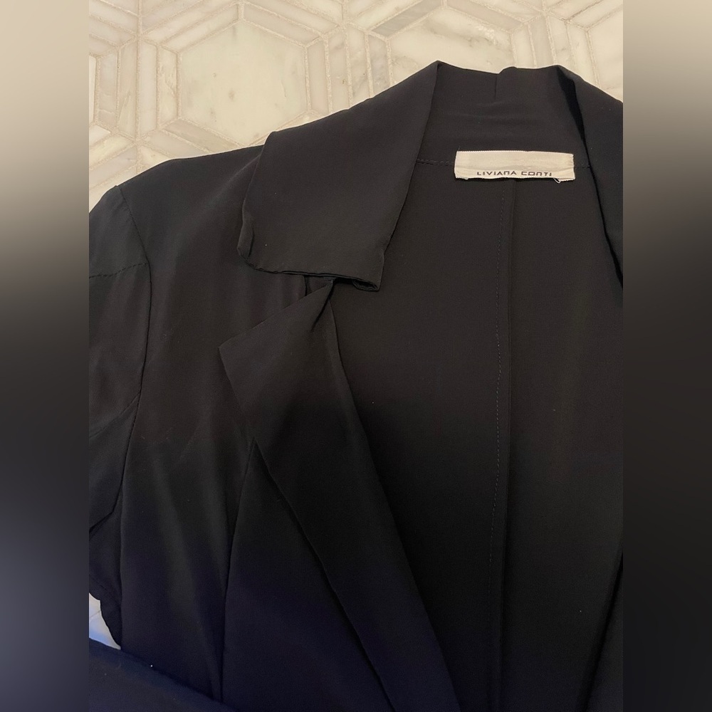 Liviana Conti Single Button Blazer Style Blouse - Picture 3 of 7